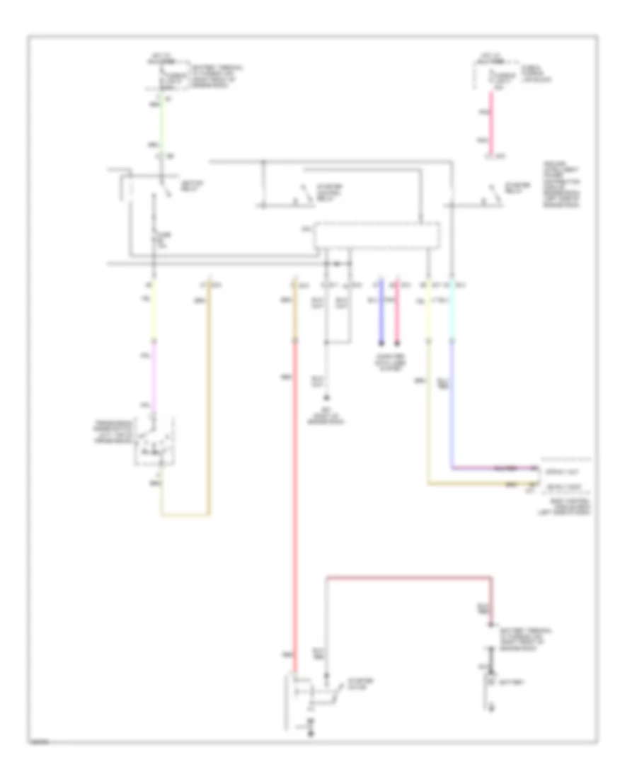 Starting Wiring Diagram, with Intelligent Key for Nissan Cube 2010