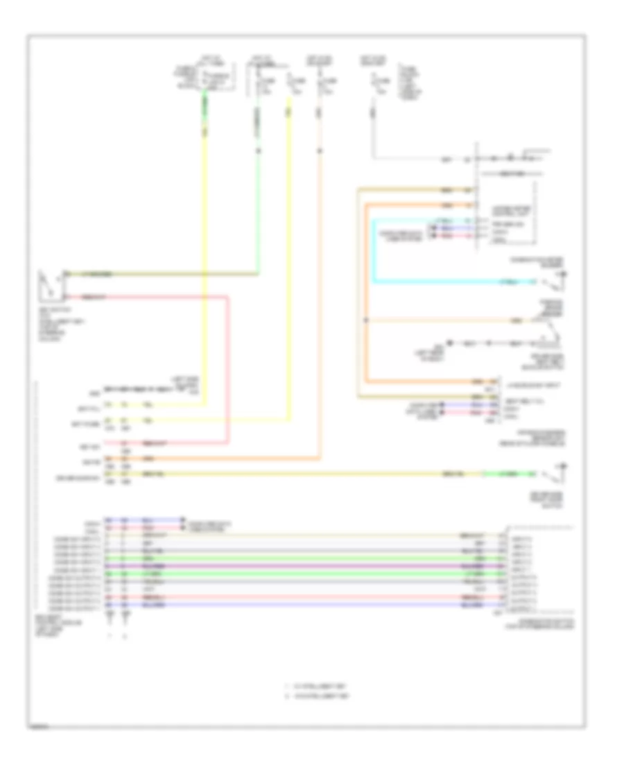 Chime Wiring Diagram for Nissan Cube 2010