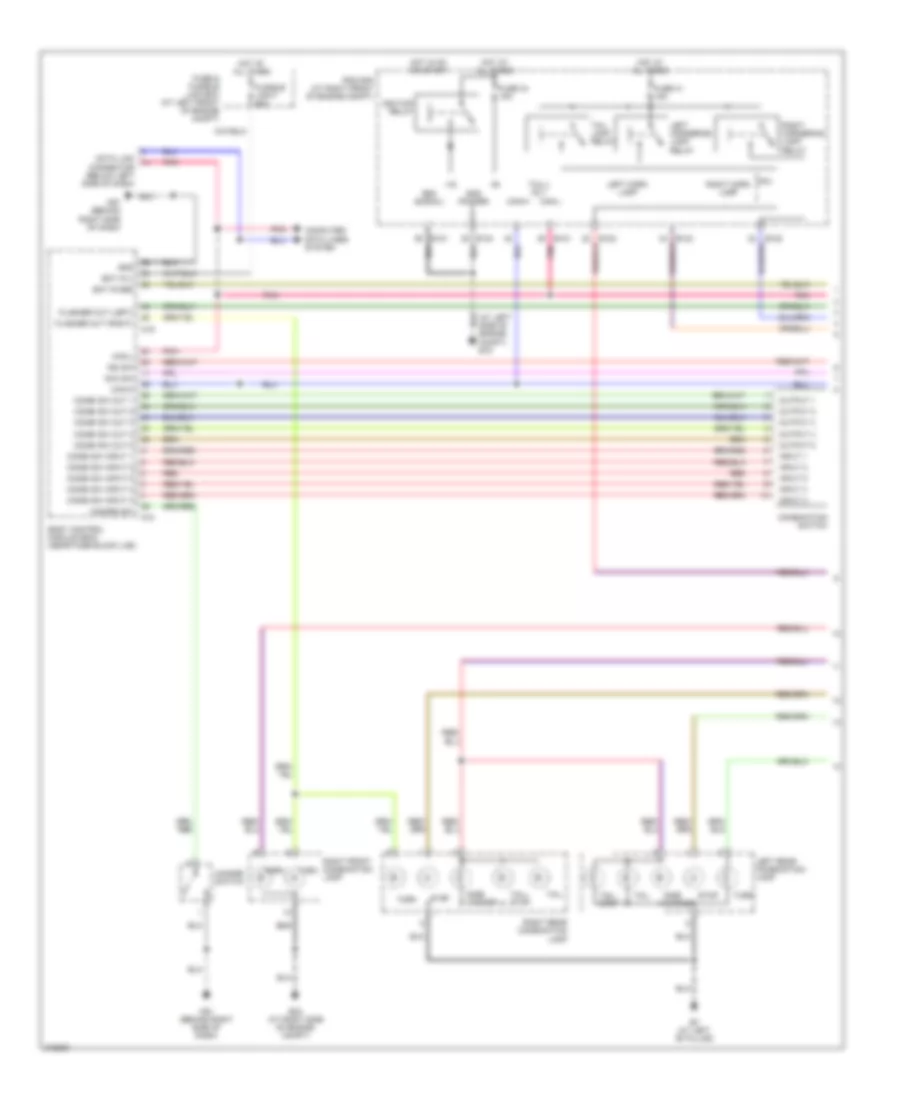 Exterior Lamps Wiring Diagram (1 of 2) for Nissan Maxima SL 2005