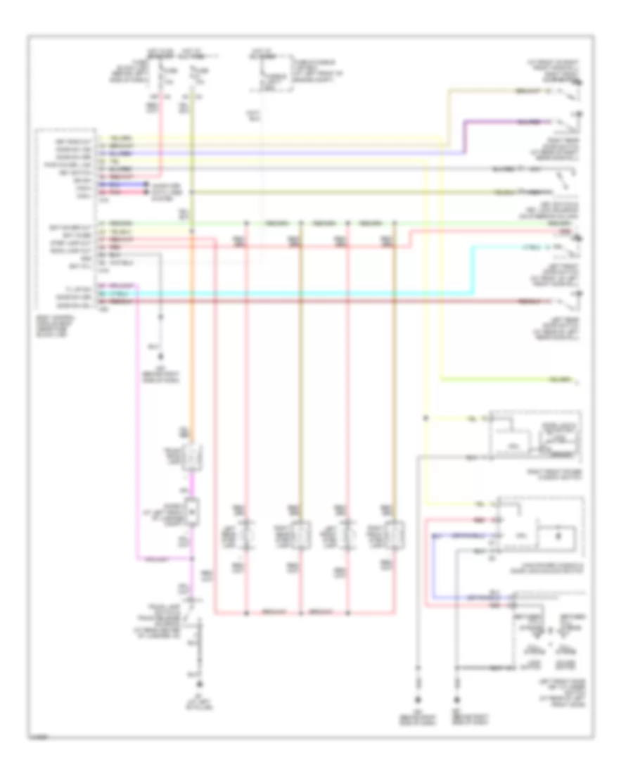 Courtesy Lamps Wiring Diagram 1 of 2 for Nissan Maxima SL 2005