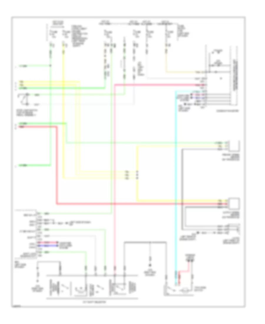 2.5L Hybrid, AT Wiring Diagram (2 of 2) for Nissan Pathfinder S 2014