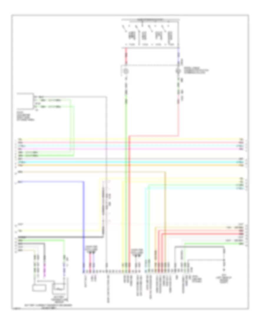 2.5L, Hybrid System Wiring Diagram (3 of 5) for Nissan Pathfinder S 2014