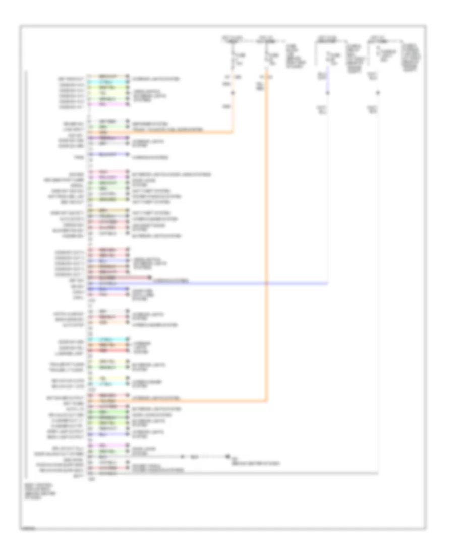 Body Control Modules Wiring Diagram for Nissan Armada SV 2012