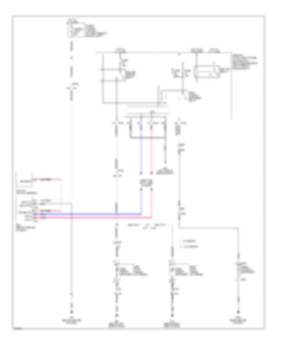 Defoggers Wiring Diagram for Nissan Armada SV 2012