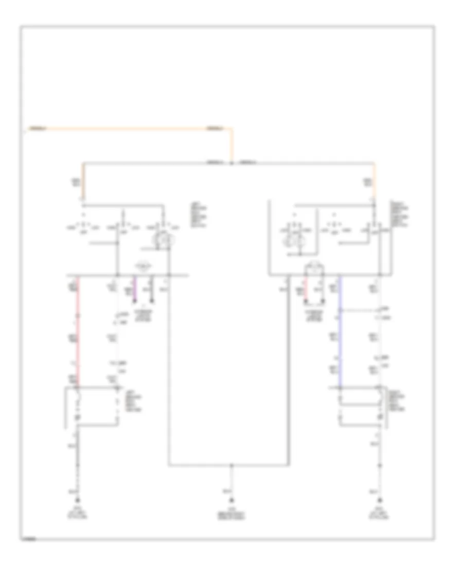 Heated Seats Wiring Diagram 2 of 2 for Nissan Armada SV 2012