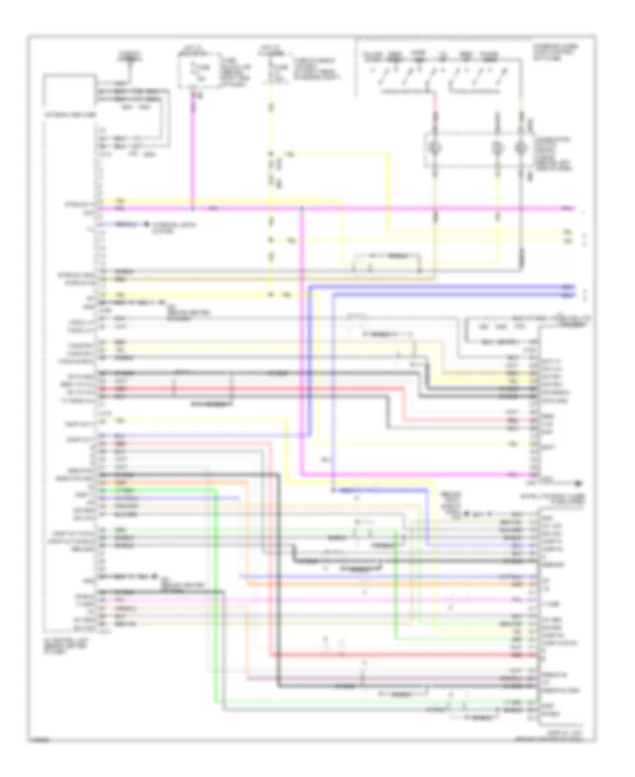 Bose Radio Wiring Diagram without Navigation 1 of 5 for Nissan Armada SV 2012