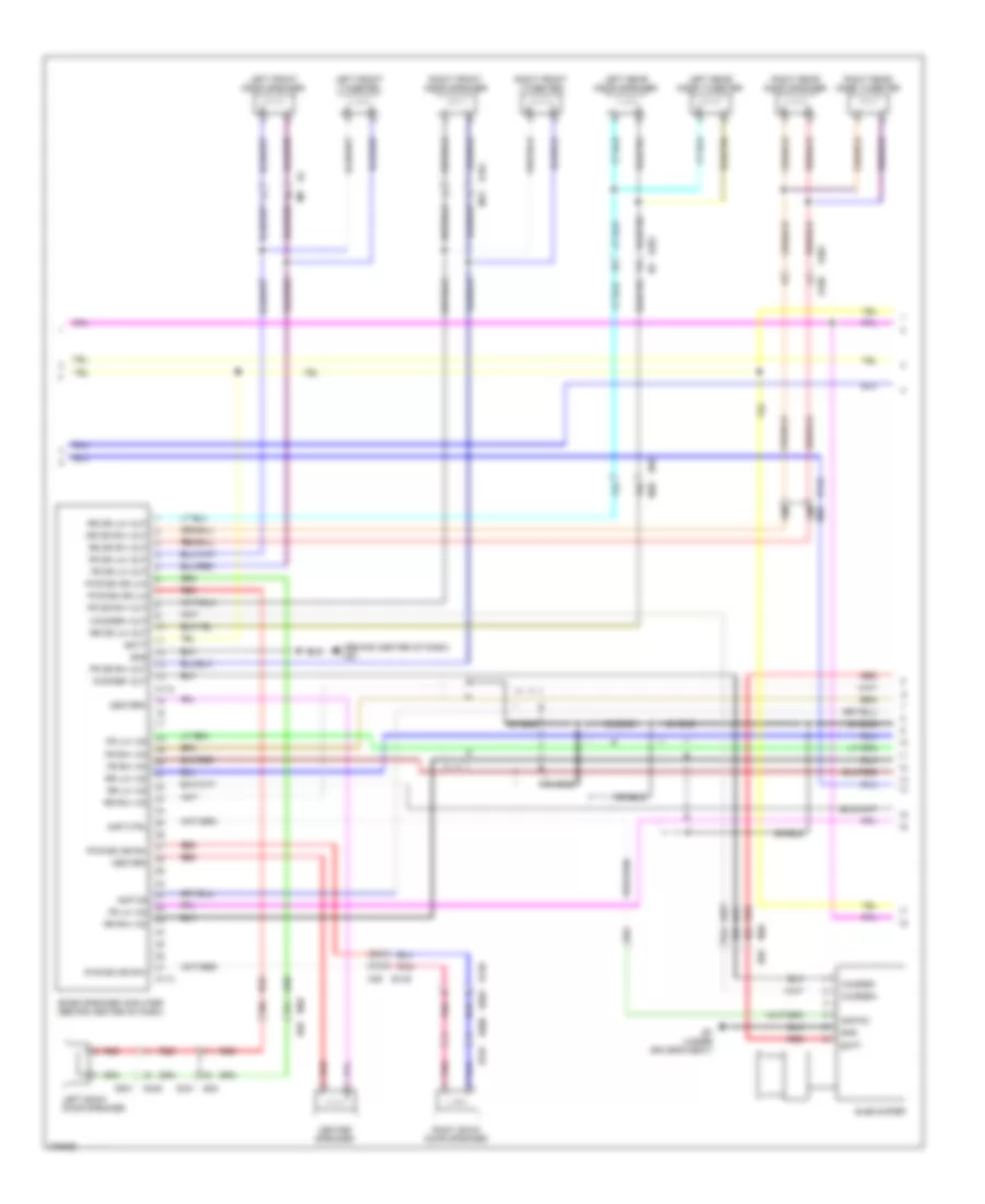 Bose Radio Wiring Diagram without Navigation 2 of 5 for Nissan Armada SV 2012