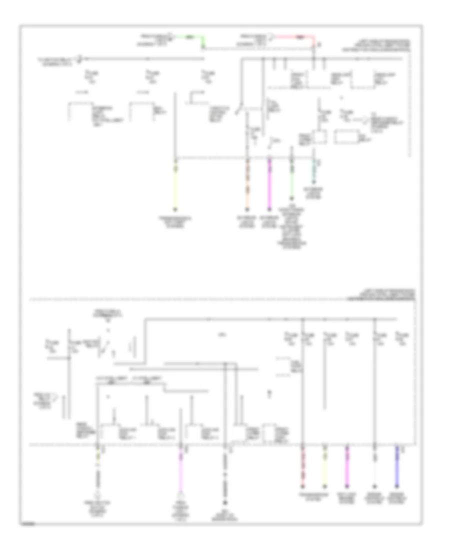 Power Distribution Wiring Diagram 3 of 3 for Nissan Cube Krom 2010