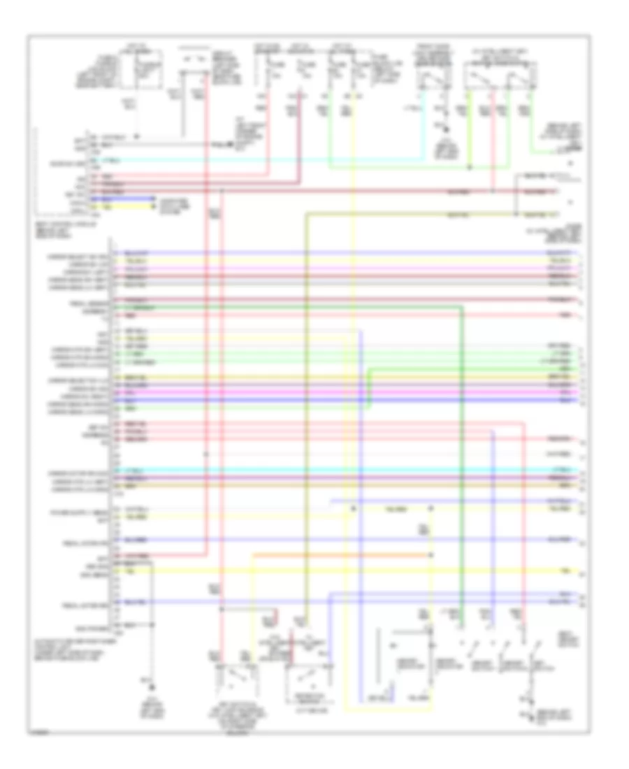 Memory Systems Wiring Diagram 1 of 3 for Nissan Murano S 2005