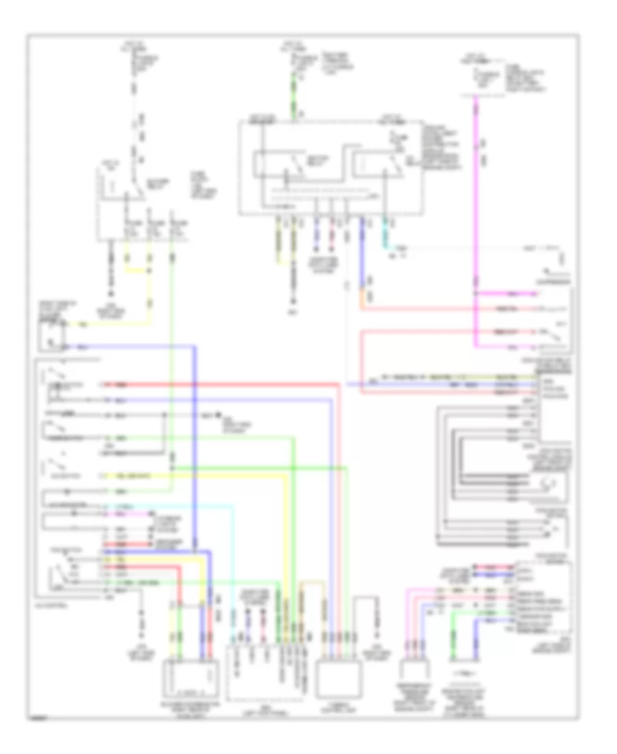 Manual A C Wiring Diagram for Nissan Juke SL 2014
