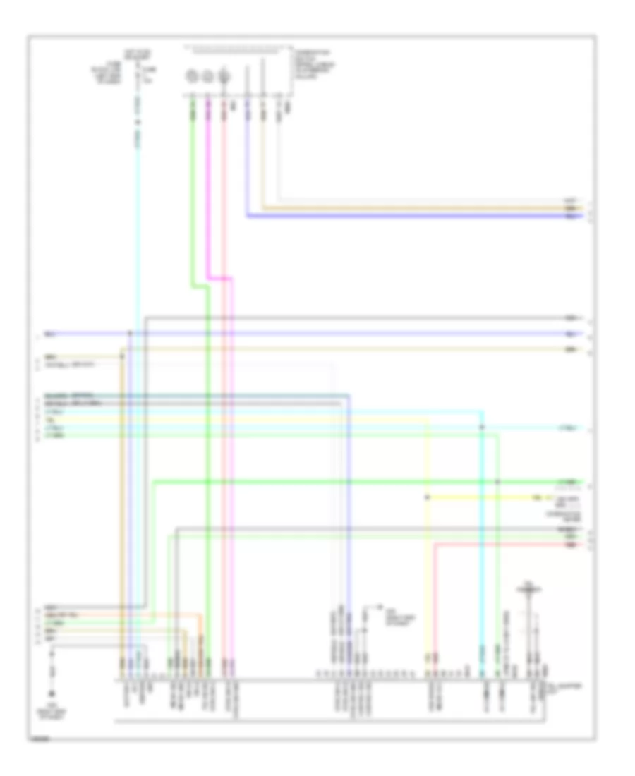 Radio Wiring Diagram, without Navigation (2 of 3) for Nissan Juke SL 2014