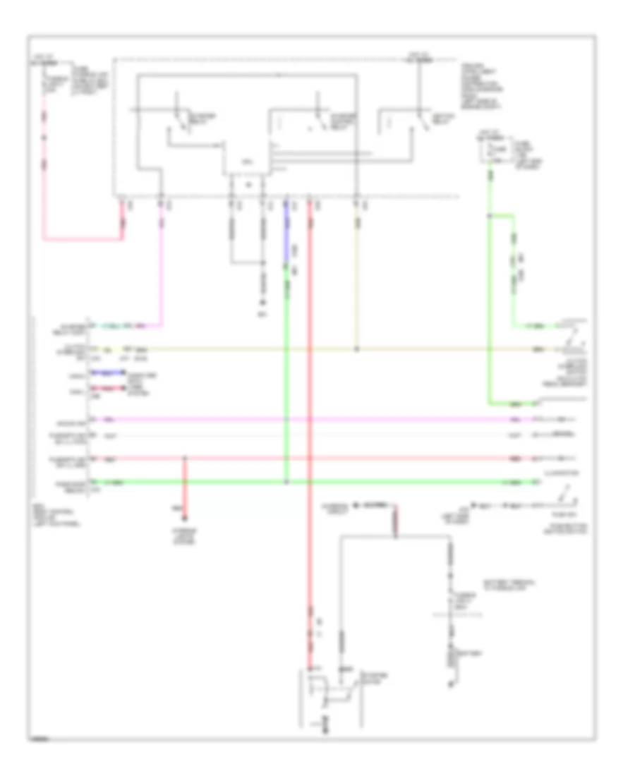 Starting Wiring Diagram, MT with Intelligent Key for Nissan Juke SL 2014