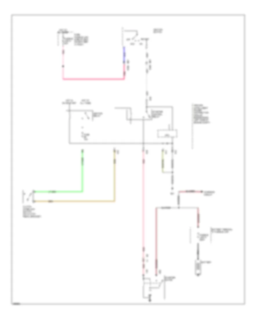 Starting Wiring Diagram, MT without Intelligent Key for Nissan Juke SL 2014