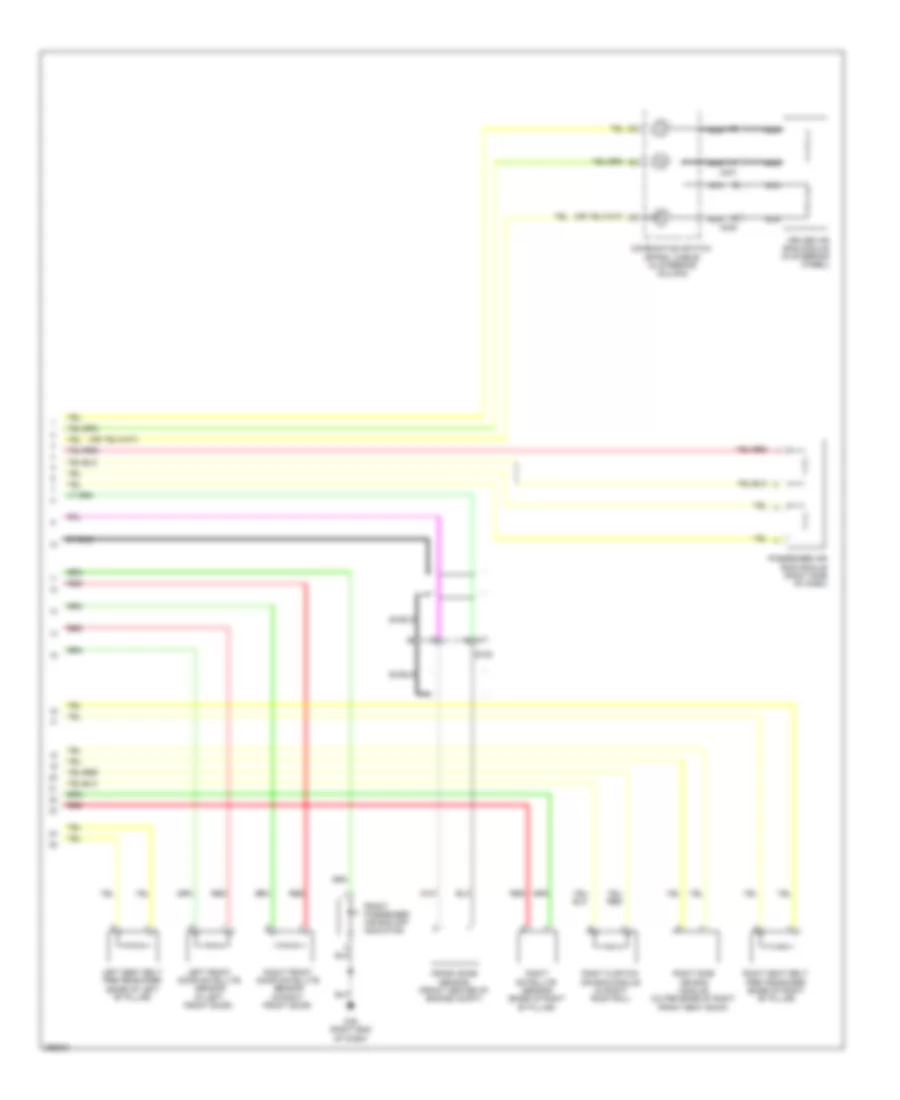 Supplemental Restraints Wiring Diagram (2 of 2) for Nissan Juke SL 2014