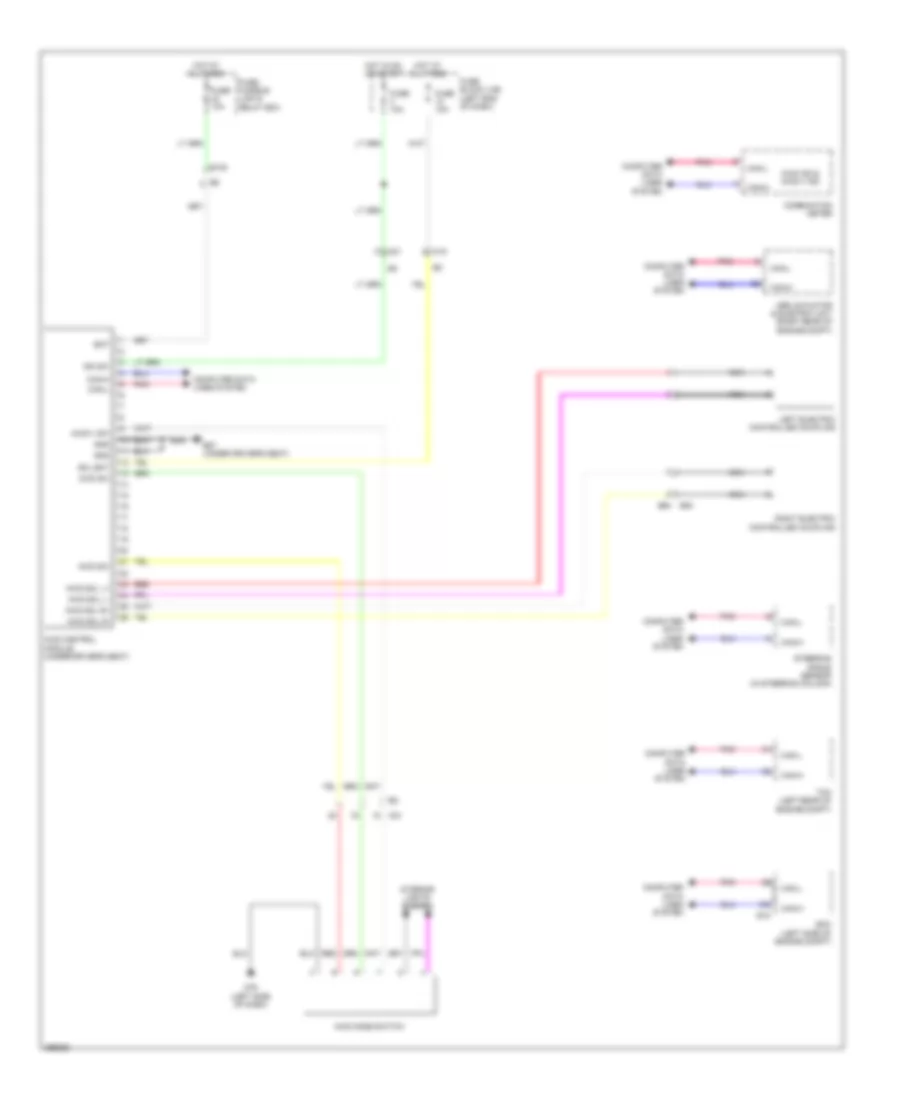 AWD Wiring Diagram for Nissan Juke SL 2014