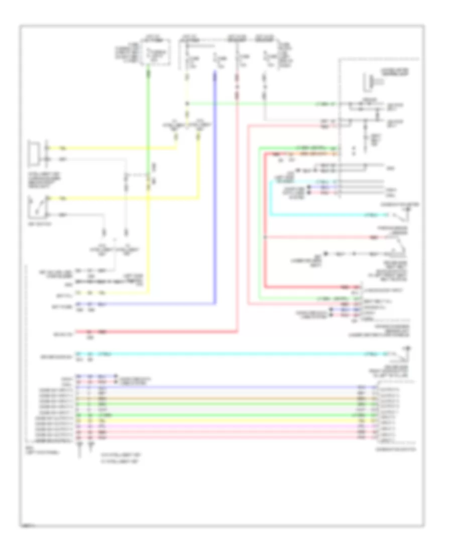 Chime Wiring Diagram for Nissan Juke SL 2014