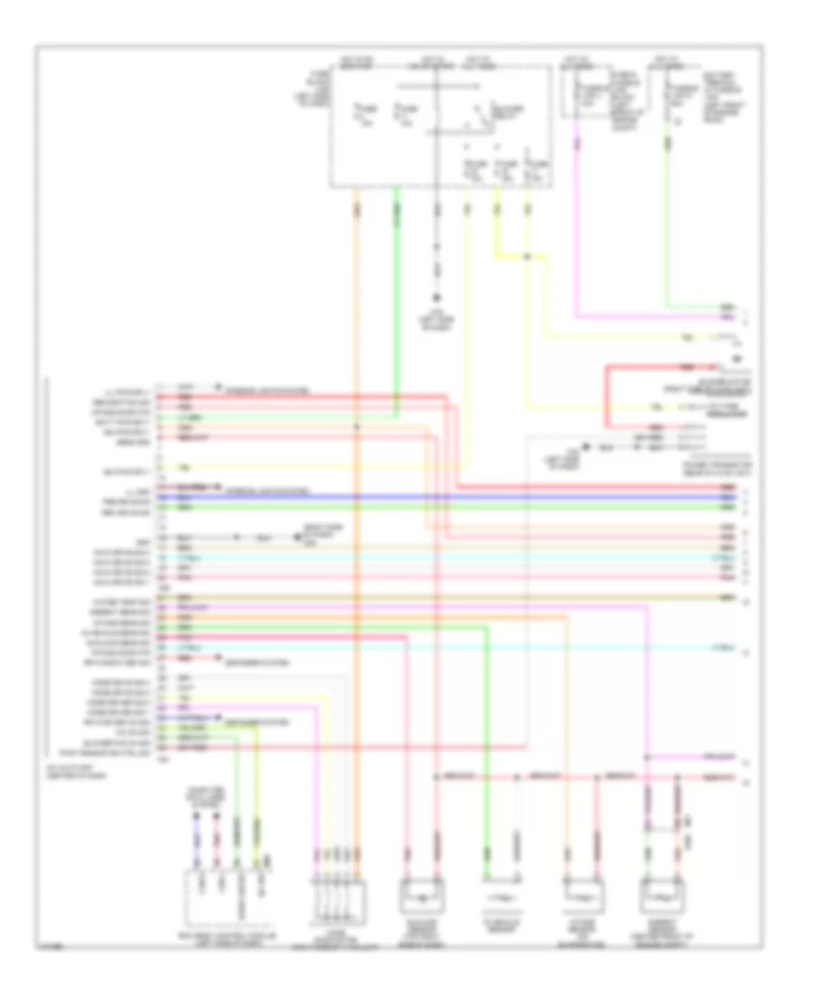 Automatic A C Wiring Diagram 1 of 2 for Nissan Cube 2012