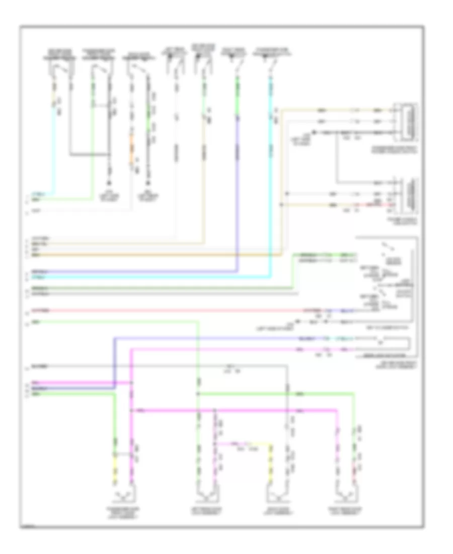 Power Door Locks Wiring Diagram, with Intelligent Key Unit (3 of 3) for Nissan Cube 2012