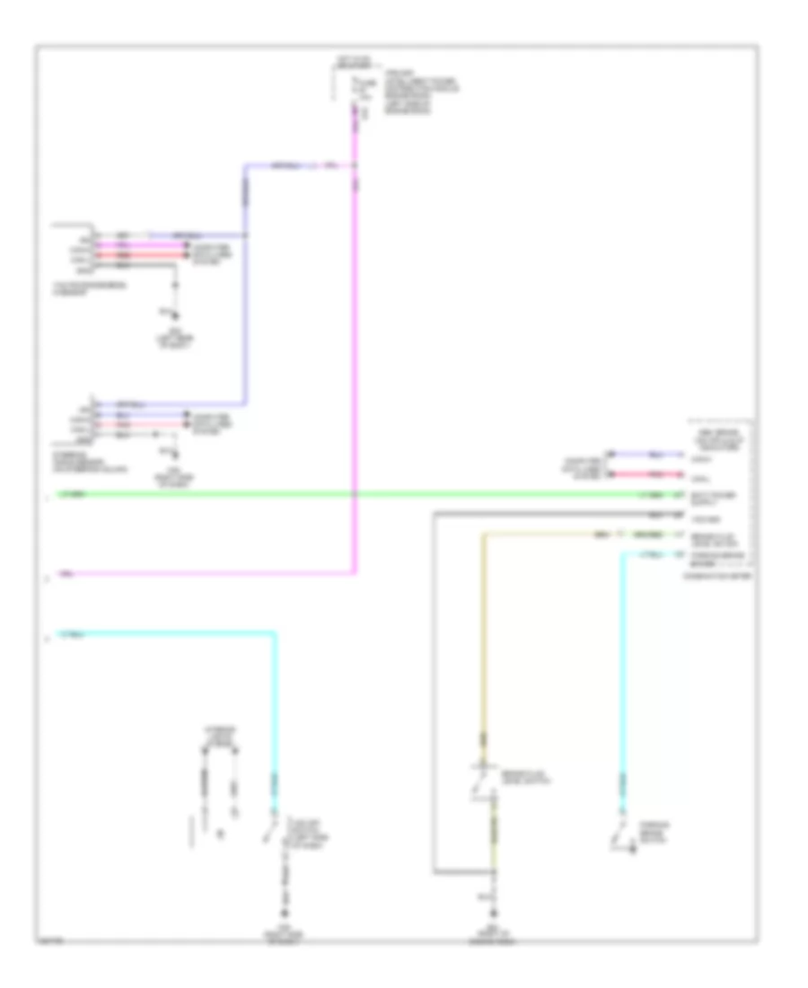 Anti-lock Brakes Wiring Diagram (2 of 2) for Nissan Cube S 2010