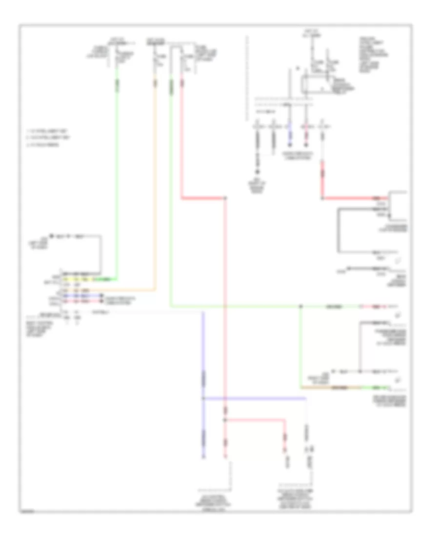Defoggers Wiring Diagram for Nissan Cube S 2010