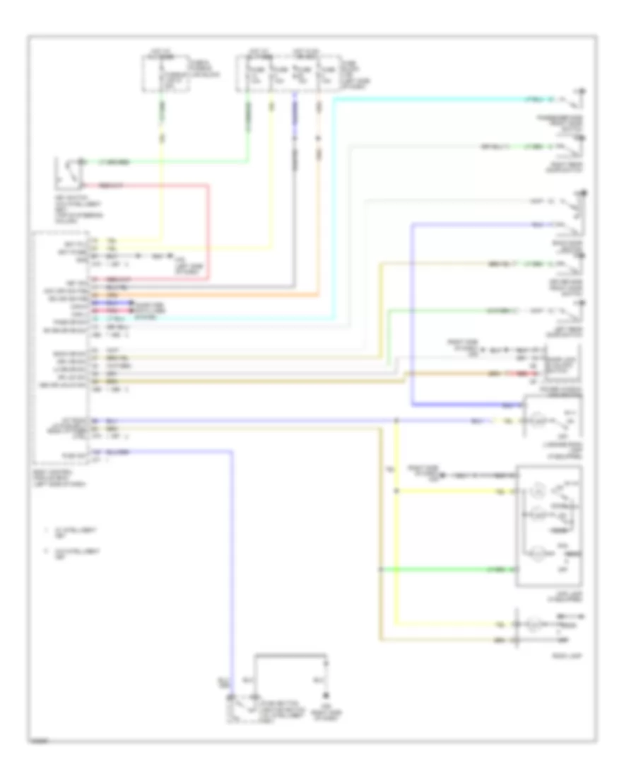 Courtesy Lamps Wiring Diagram for Nissan Cube S 2010