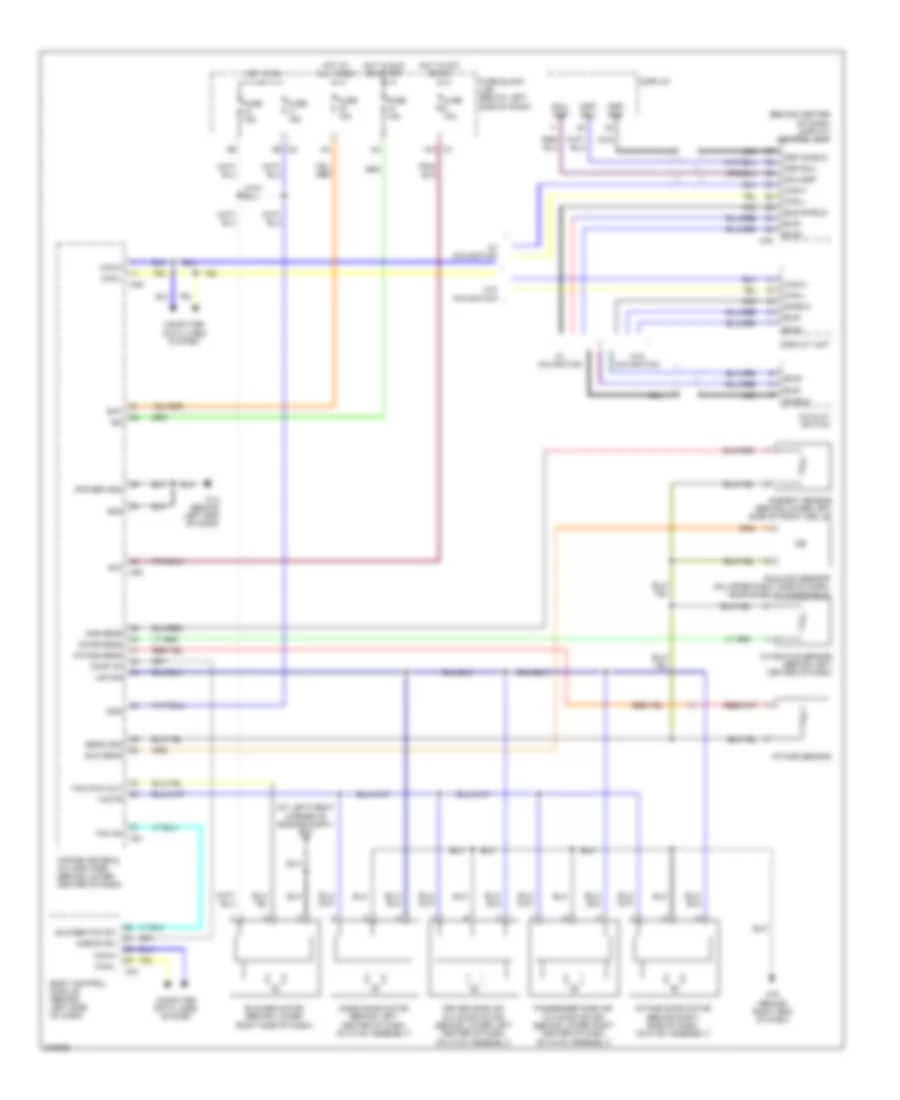 Automatic A C Wiring Diagram 1 of 2 for Nissan Murano SE 2005