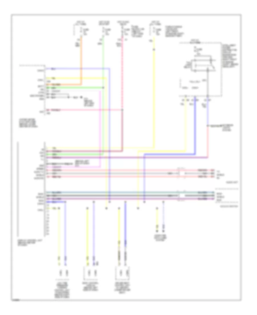 Display Wiring Diagram for Nissan Murano SE 2005