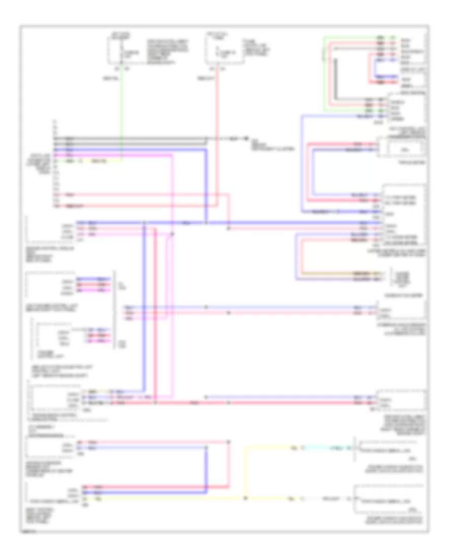 Computer Data Lines Wiring Diagram for Nissan 350Z 2008
