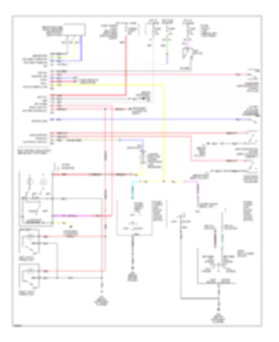 Courtesy Lamps Wiring Diagram for Nissan 350Z 2008