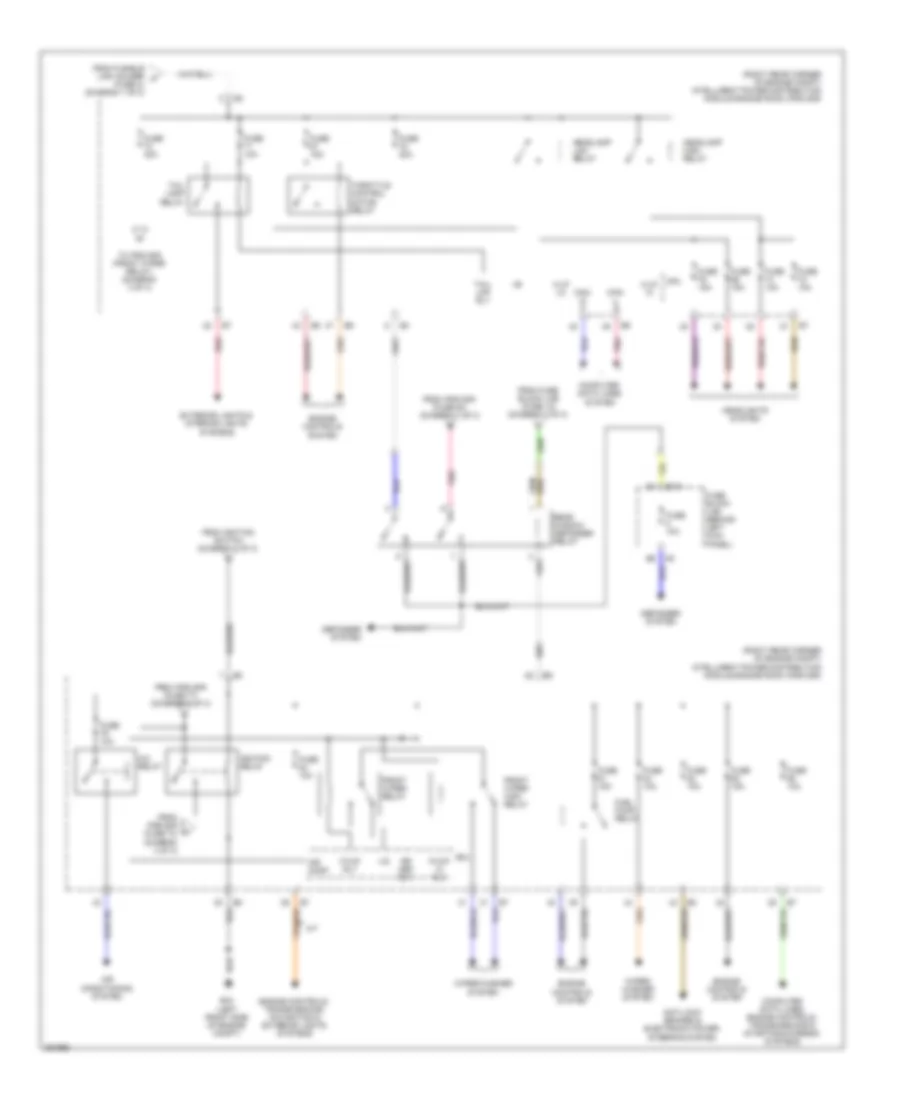 Power Distribution Wiring Diagram (3 of 3) for Nissan 350Z 2008