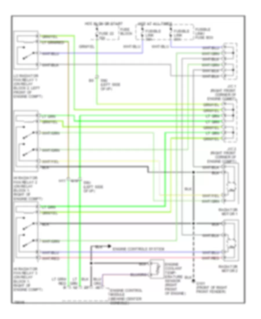 Cooling Fan Wiring Diagram for Nissan Altima GLE 1993