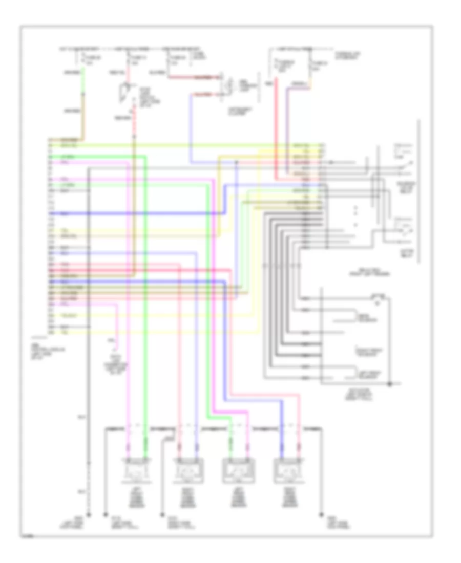 Anti lock Brake Wiring Diagrams for Nissan Altima XE 1997