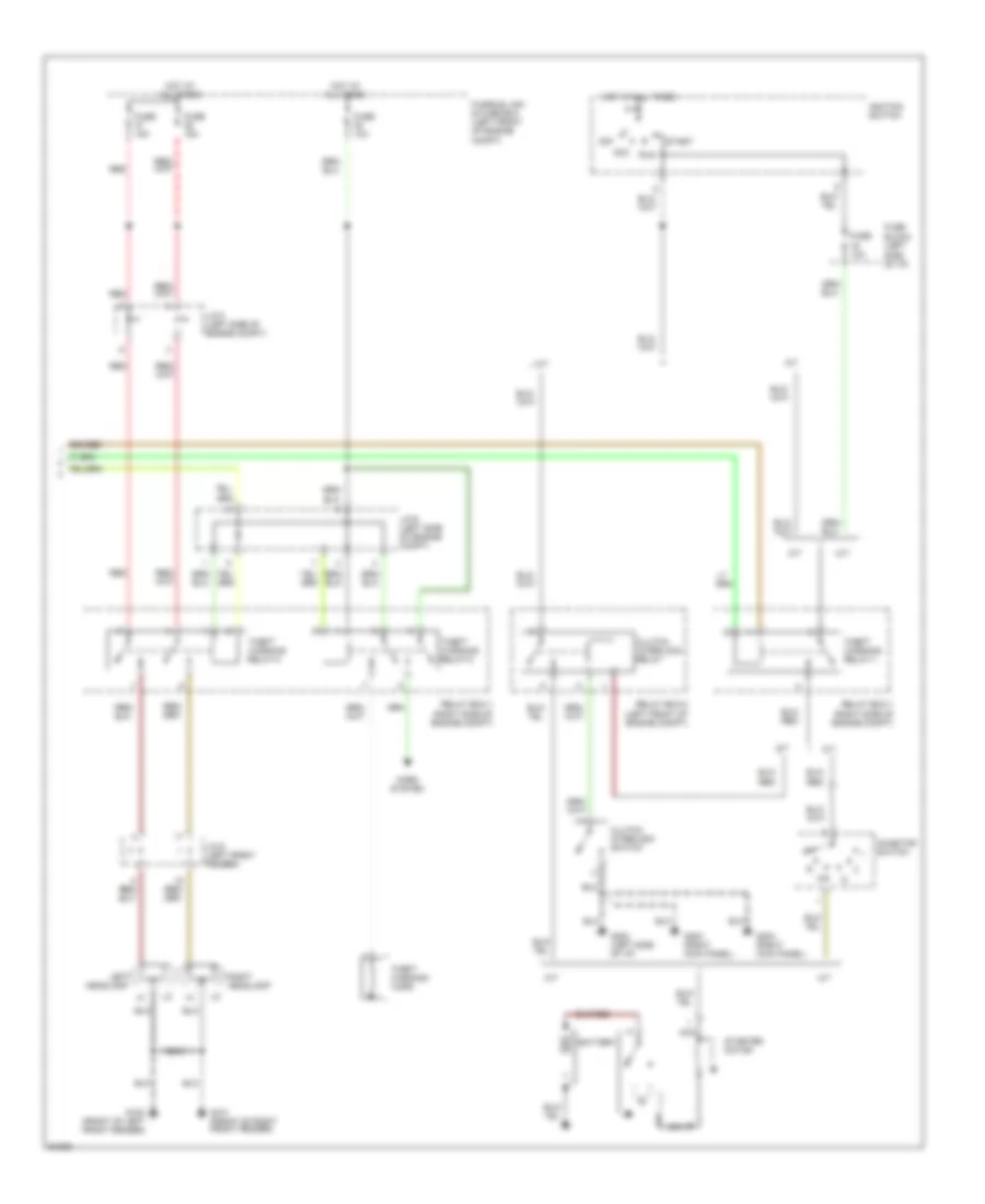 Anti theft Wiring Diagram 2 of 2 for Nissan Altima XE 1997