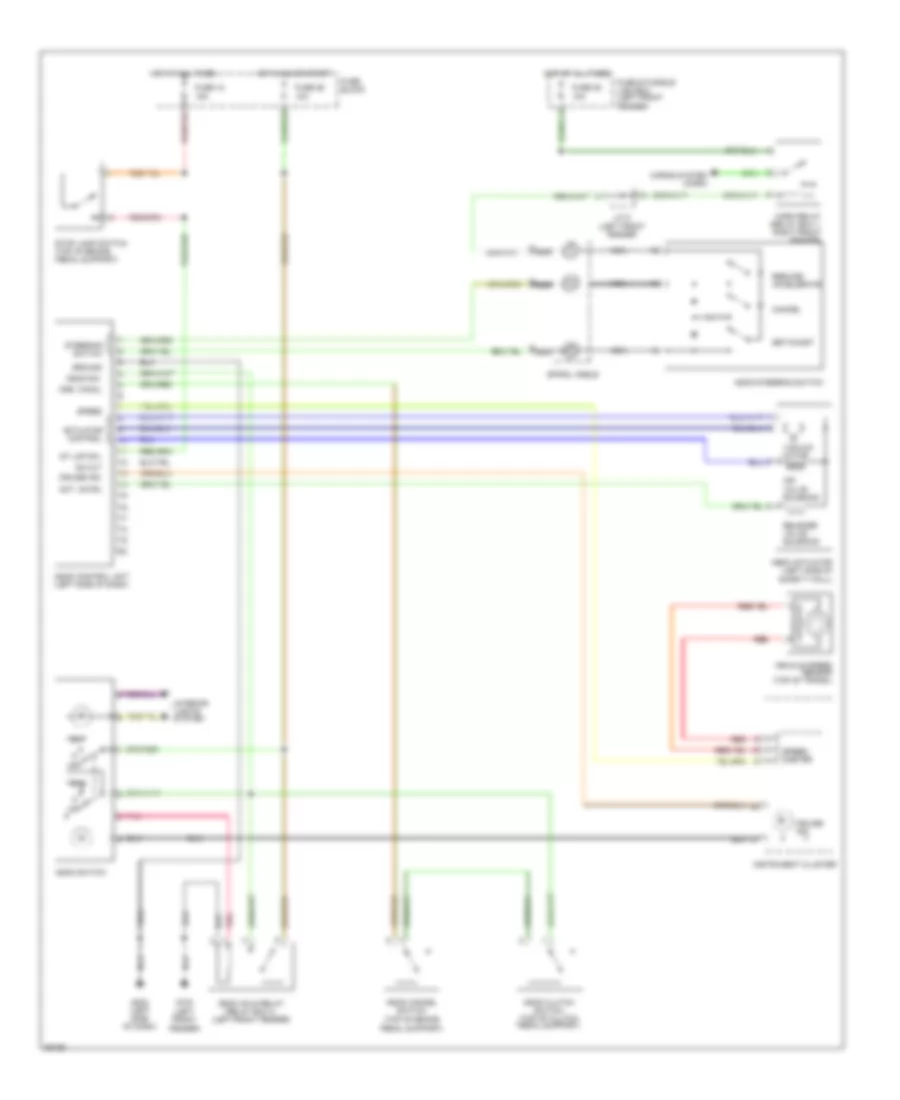 Cruise Control Wiring Diagram M T for Nissan Altima XE 1997