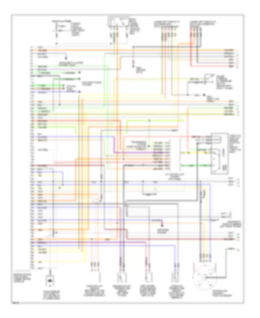 2 4L Engine Performance Wiring Diagrams 1 of 2 for Nissan Altima XE 1997