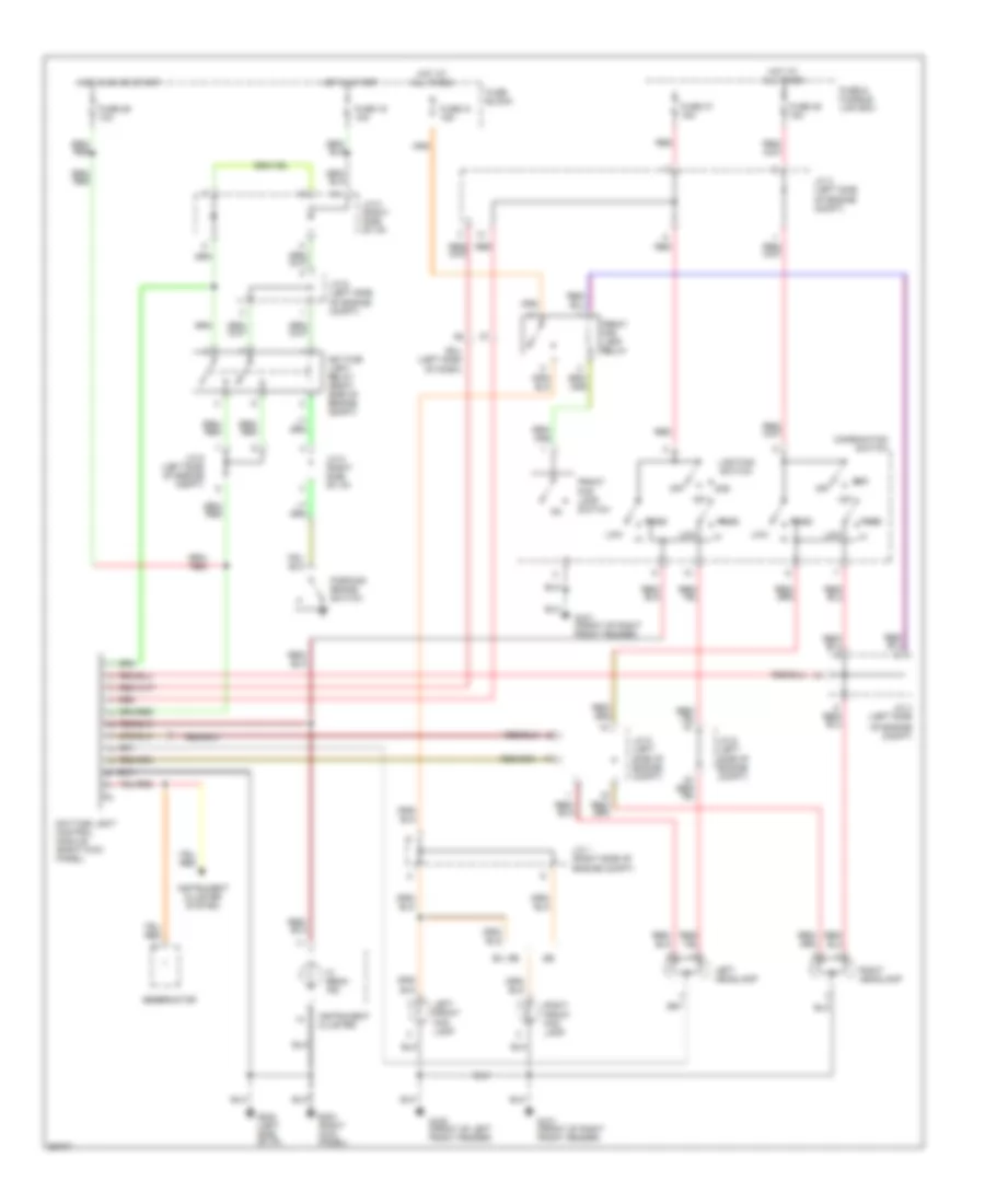 Headlight Wiring Diagram with DRL for Nissan Altima XE 1997