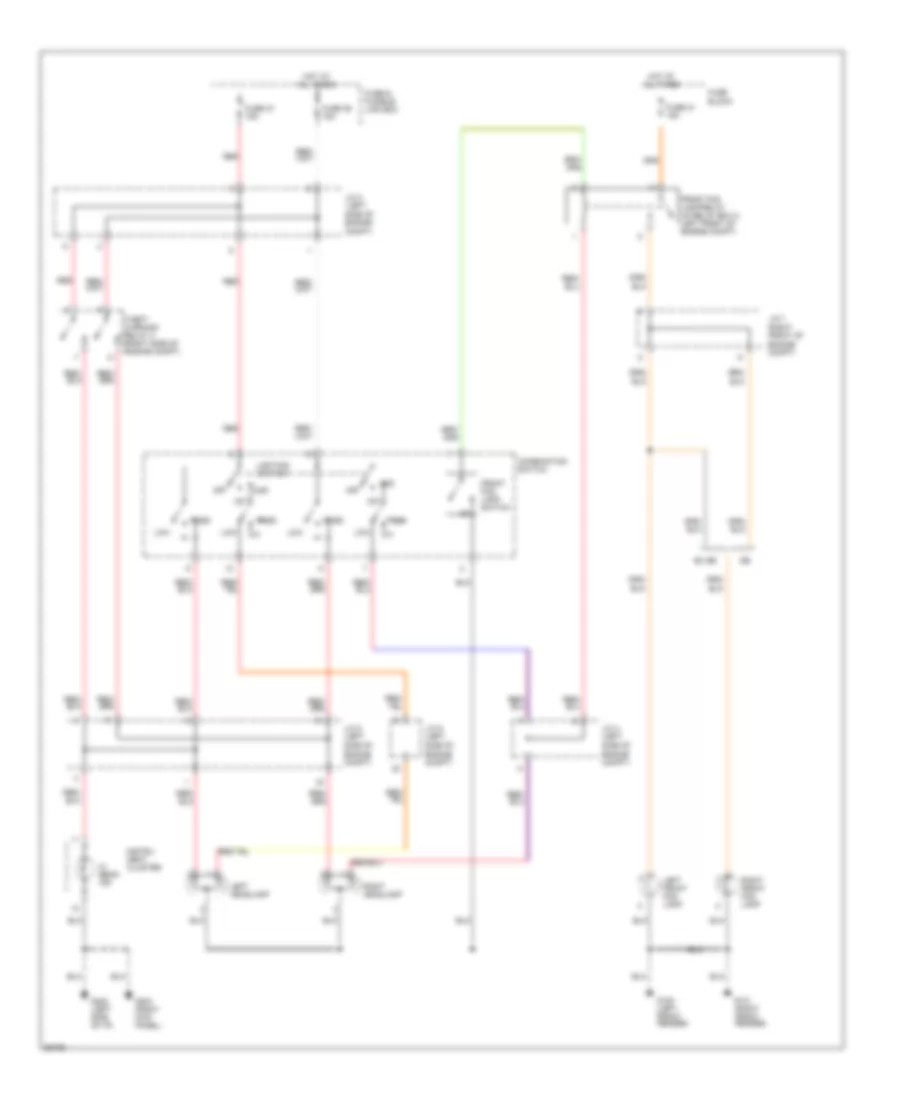 Headlight Wiring Diagram without DRL for Nissan Altima XE 1997