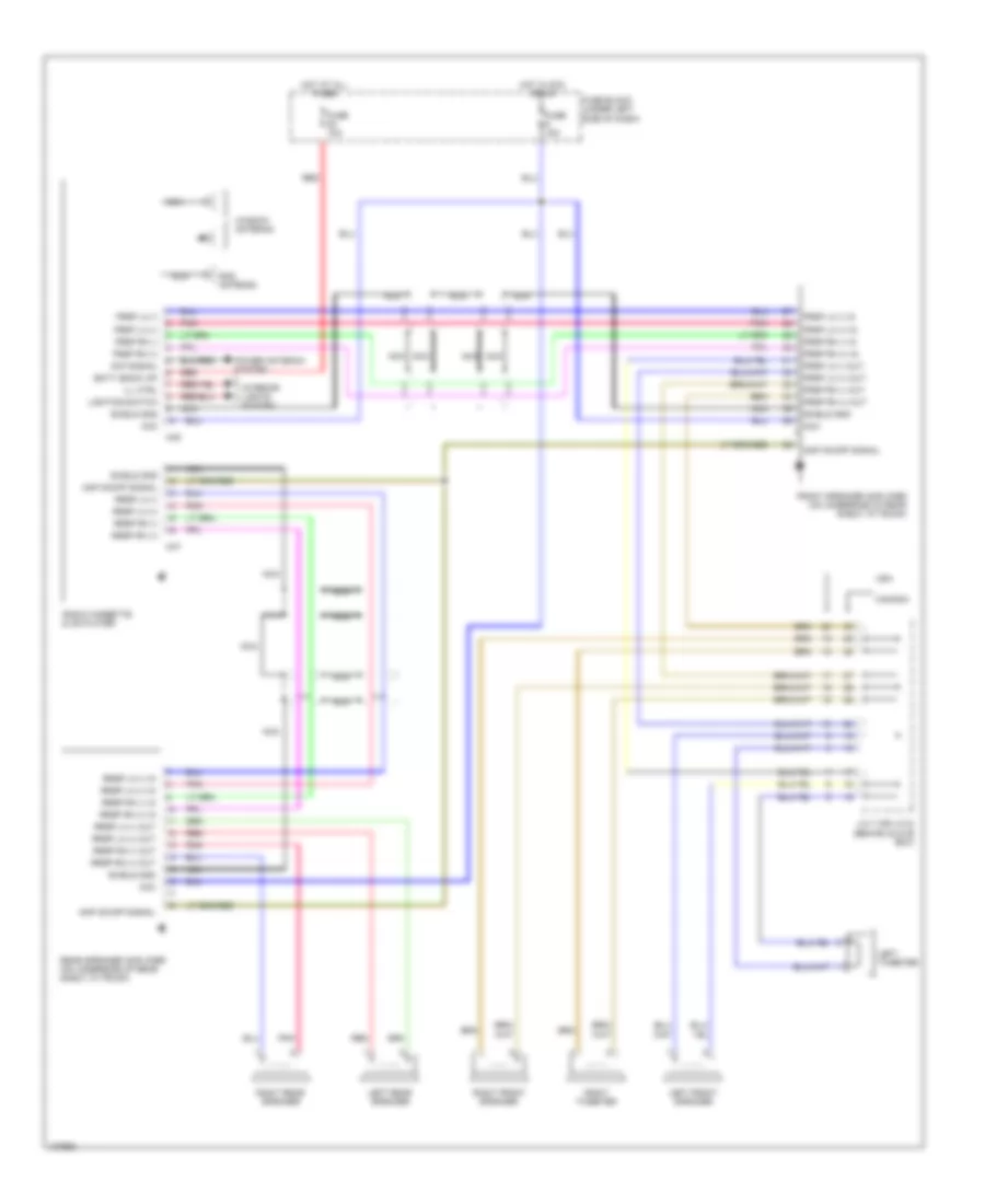 Radio Wiring Diagrams Premium Radio for Nissan Altima XE 1997
