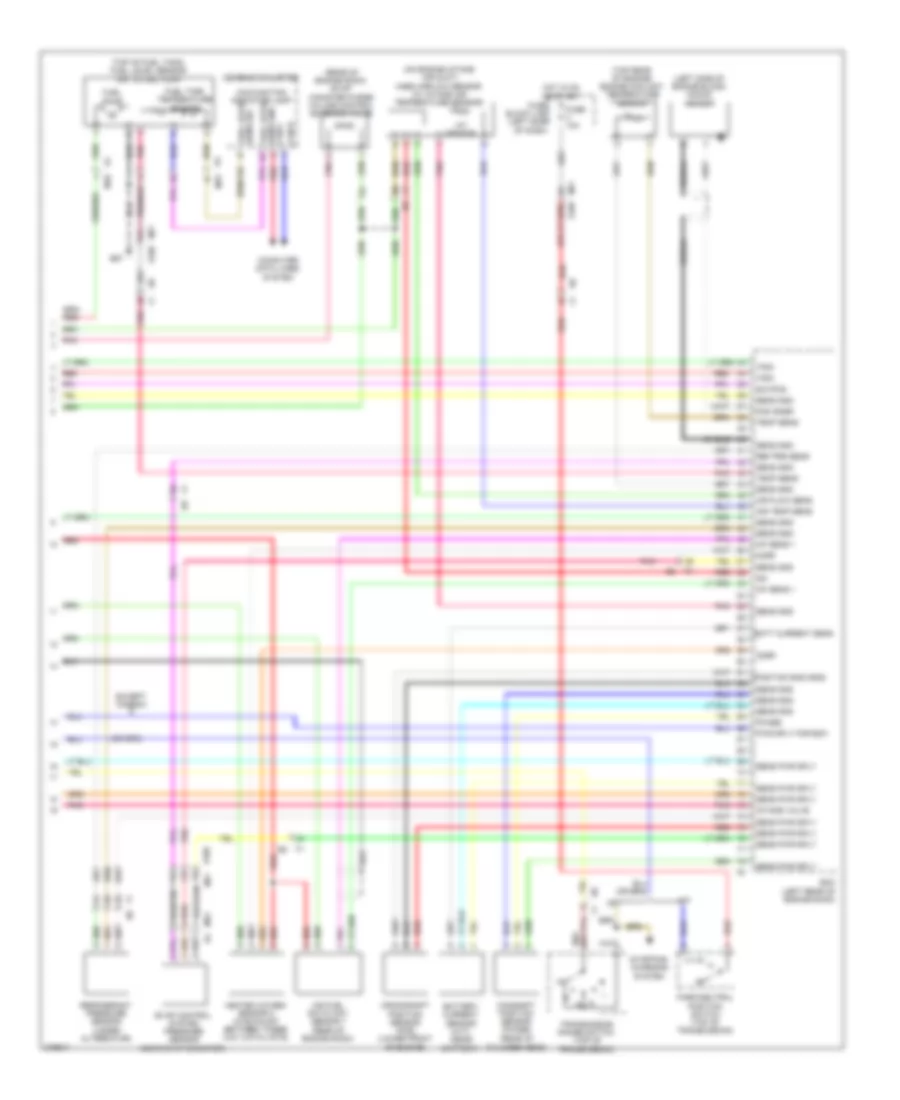 1.8L, Engine Performance Wiring Diagram (3 of 3) for Nissan Cube S 2012