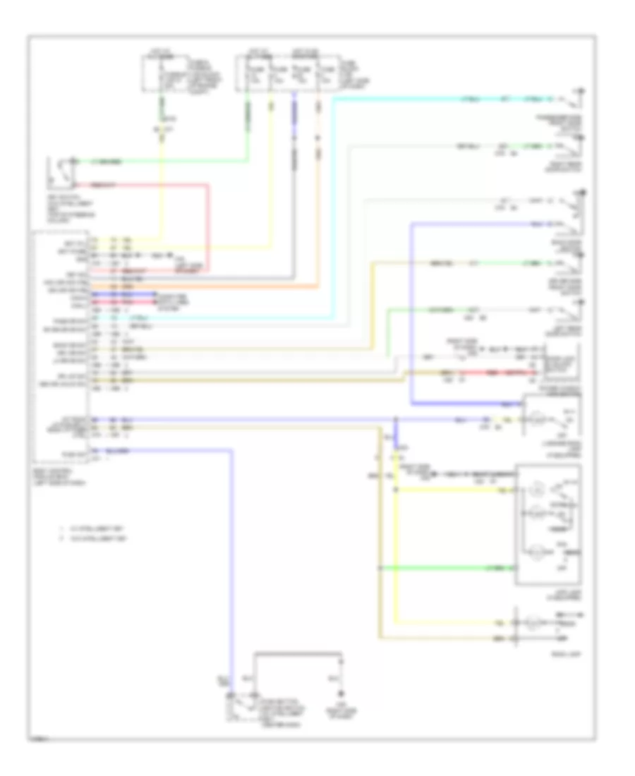 Courtesy Lamps Wiring Diagram for Nissan Cube S 2012