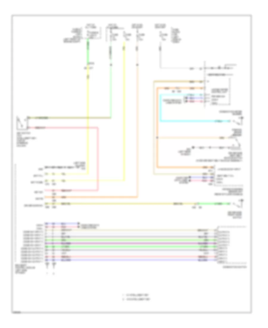 Chime Wiring Diagram for Nissan Cube S 2012
