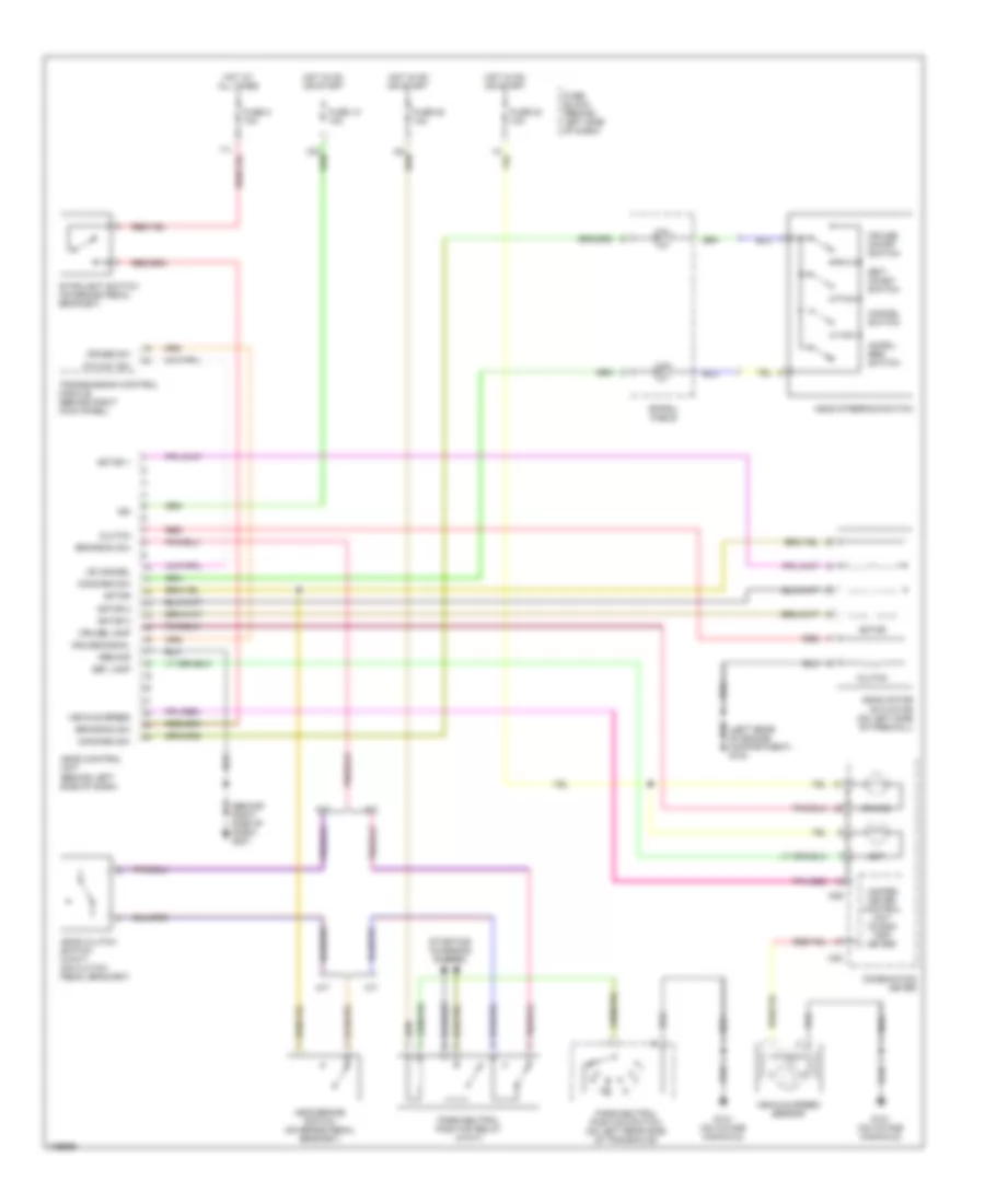 Cruise Control Wiring Diagram for Nissan Sentra XE 2001