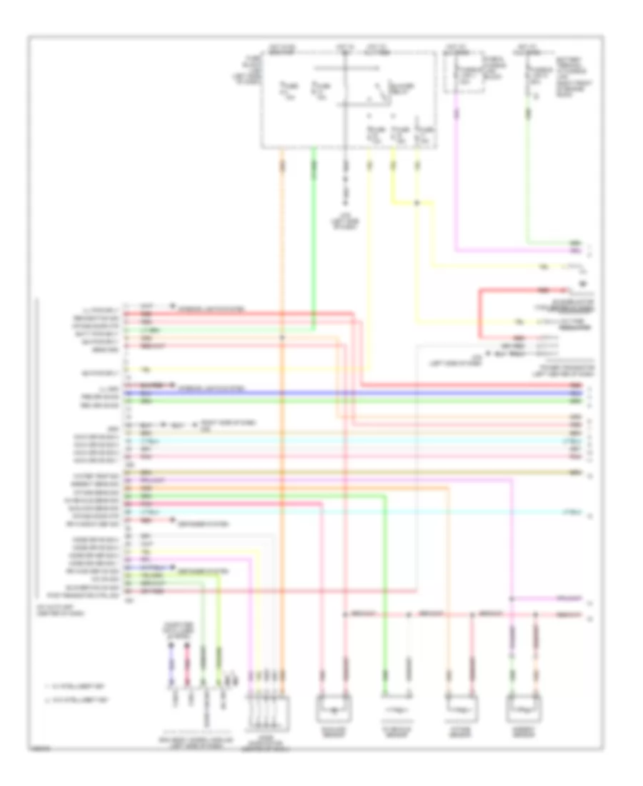 Automatic A C Wiring Diagram 1 of 2 for Nissan Cube SL 2010
