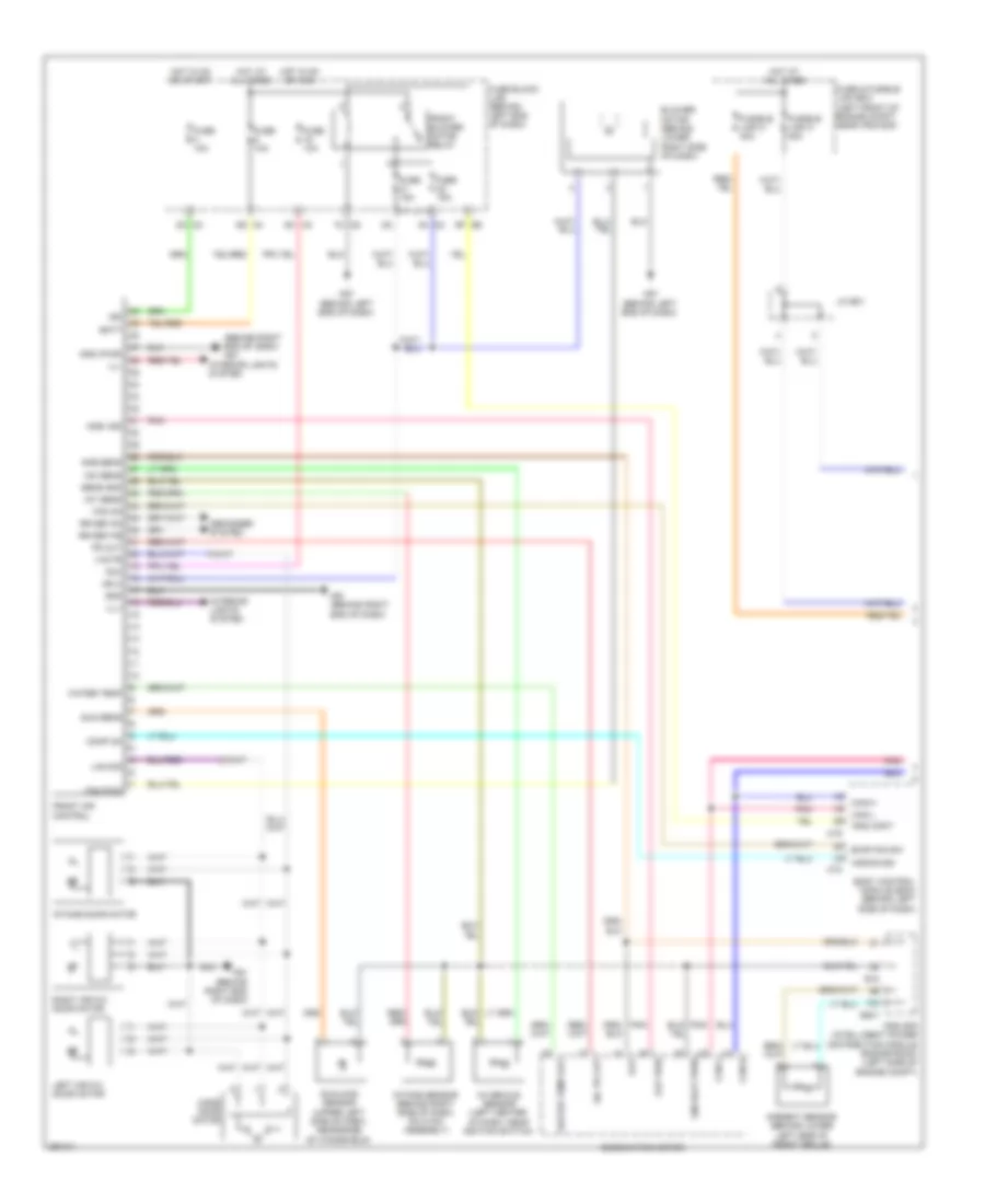 Automatic AC Wiring Diagram, Except Hybrid (1 of 2) for Nissan Altima 2008