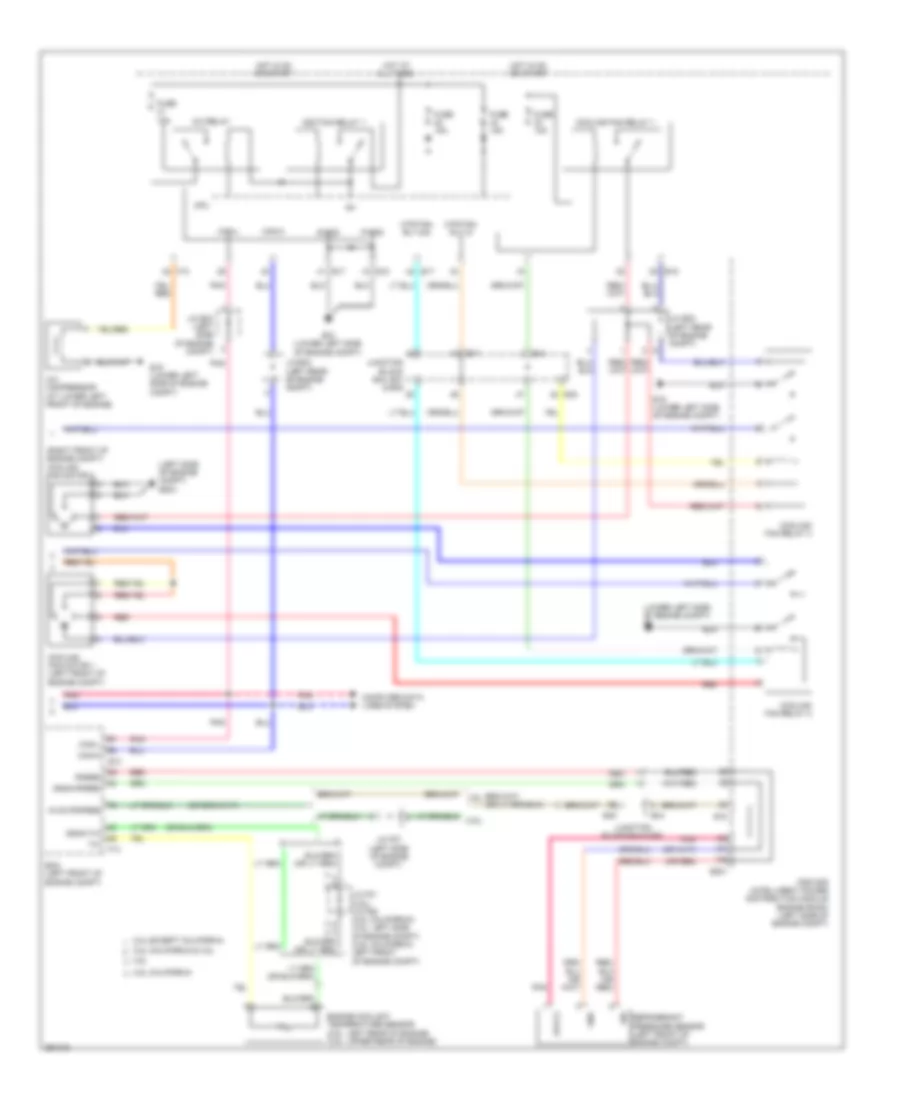 Automatic A C Wiring Diagram Except Hybrid 2 of 2 for Nissan Altima 2008