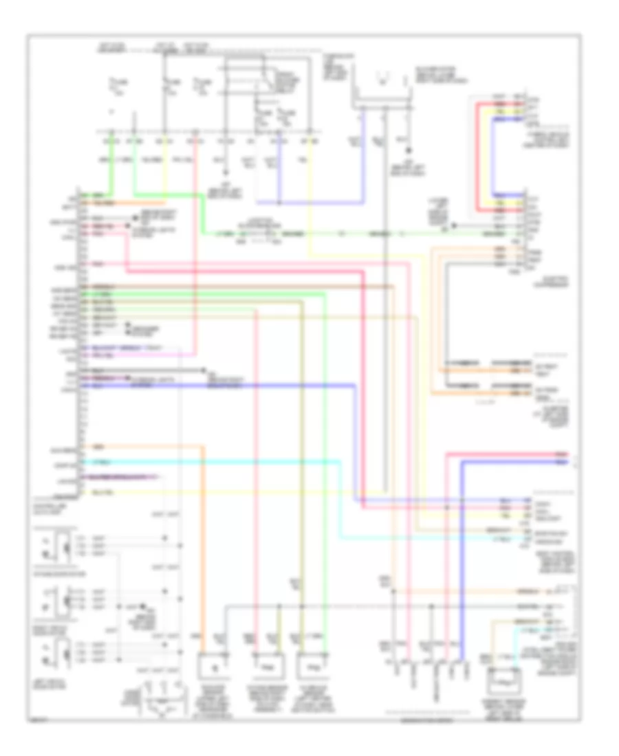Automatic AC Wiring Diagram, Hybrid (1 of 2) for Nissan Altima 2008