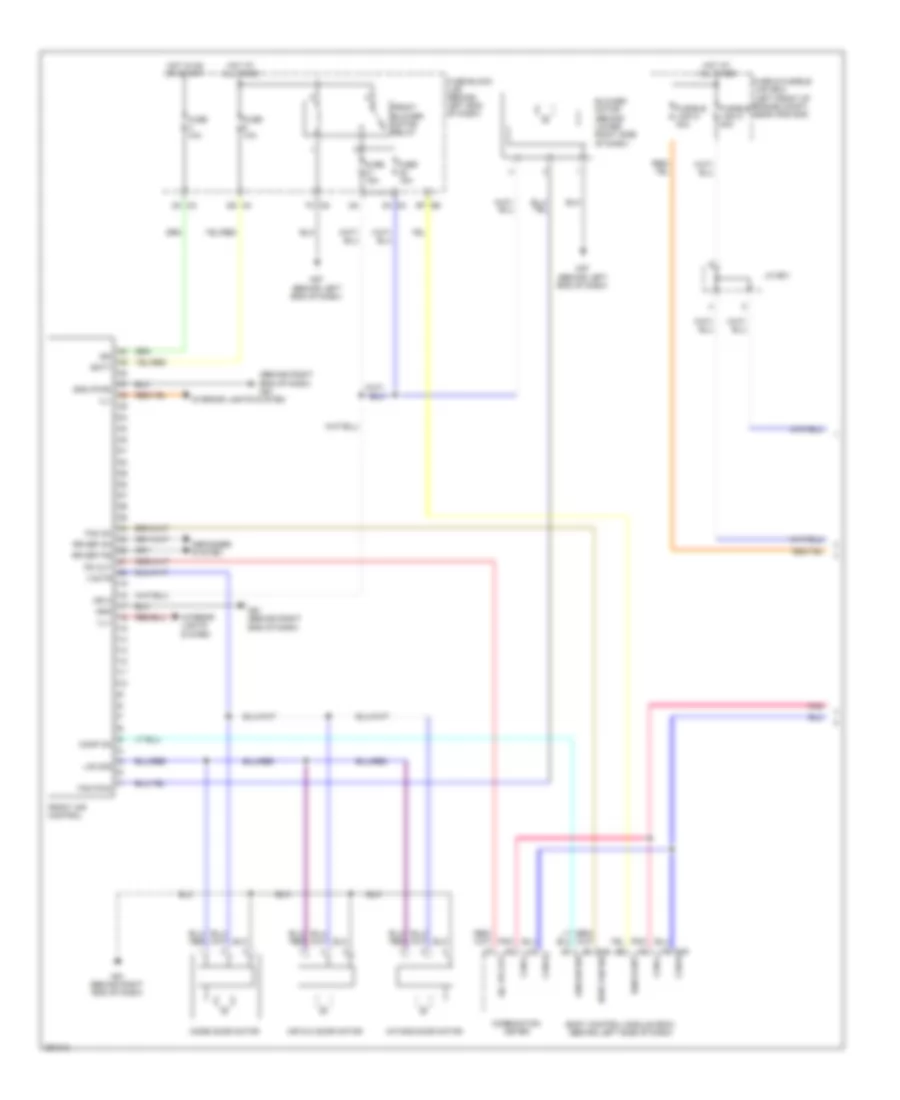 Manual A C Wiring Diagram Except Hybrid 1 of 2 for Nissan Altima 2008