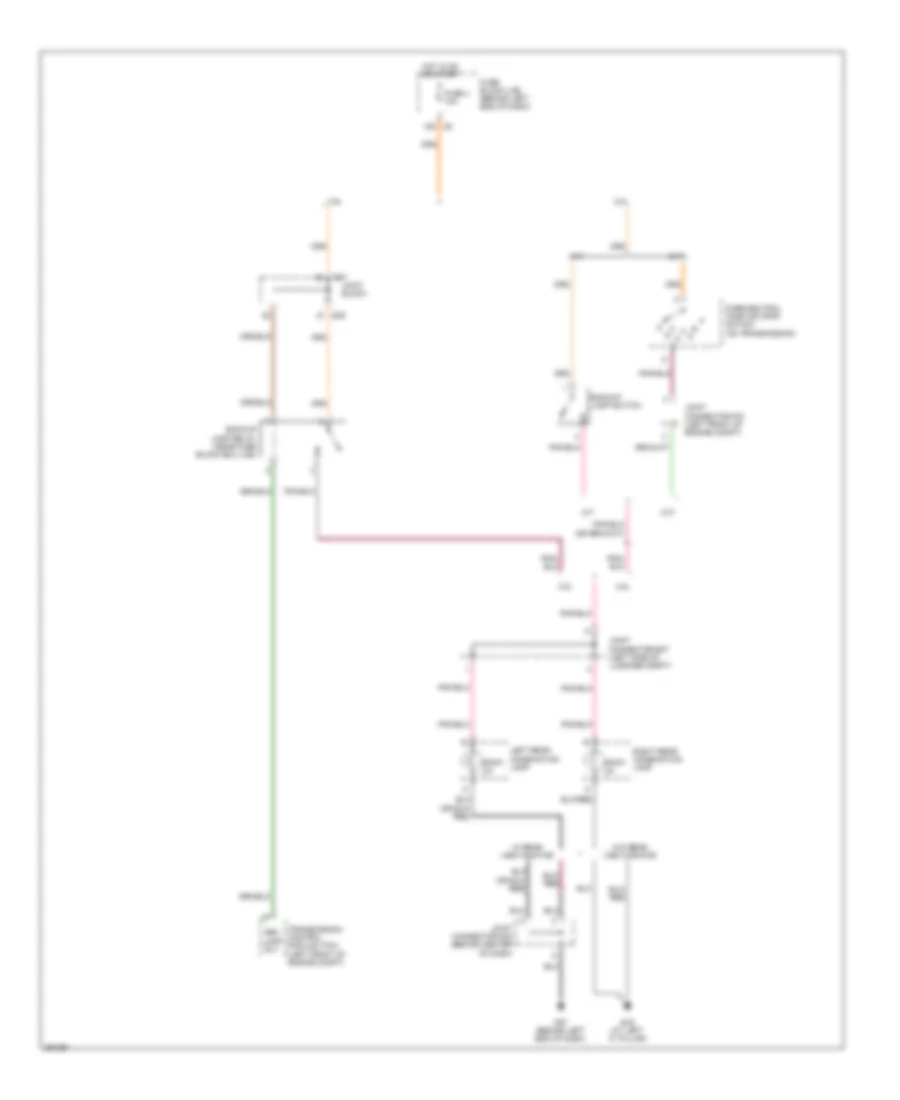 Backup Lamps Wiring Diagram Except Hybrid for Nissan Altima 2008