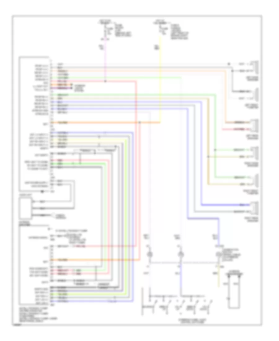 Base Radio Wiring Diagram Coupe for Nissan Altima 2008