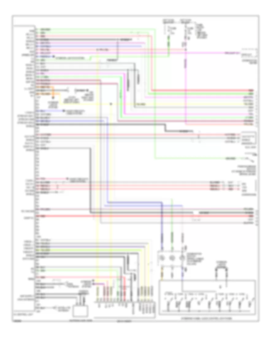 Bose Radio Wiring Diagram, Coupe with Navigation (1 of 2) for Nissan Altima 2008